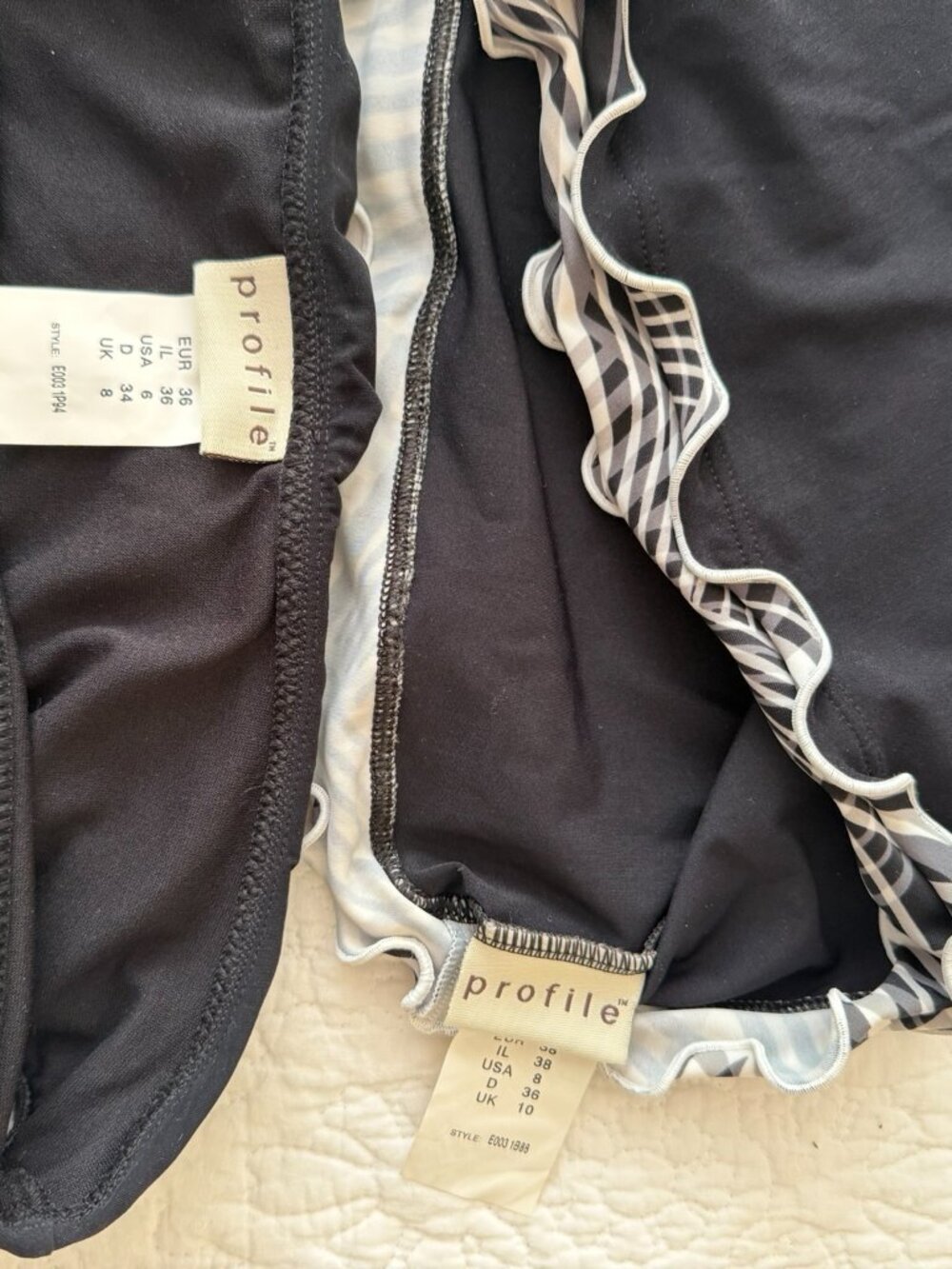 Profile by Gottex Longline Halter Tankini Set – Size 8 Top / 6 Bottom - Picture 6 of 8